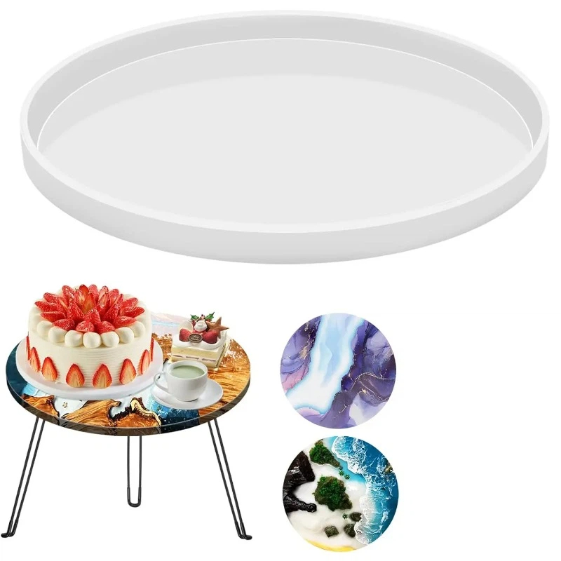 Round Epoxy Table Resin Molds, - Coaster Mold Round 评论和价格