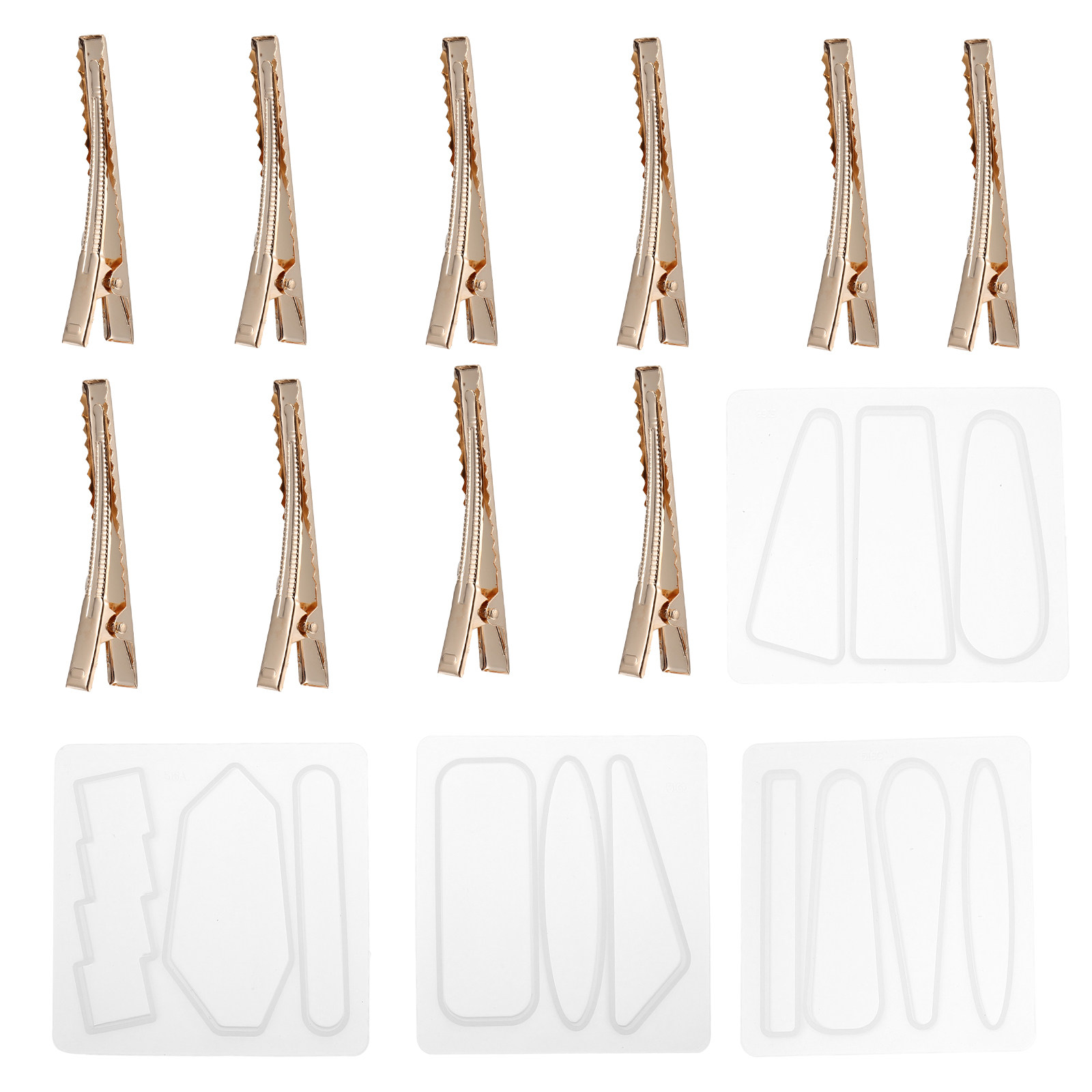 14Pcs Hairpin Silicone Mold Re - Resin Crafts Diy 评论和价格