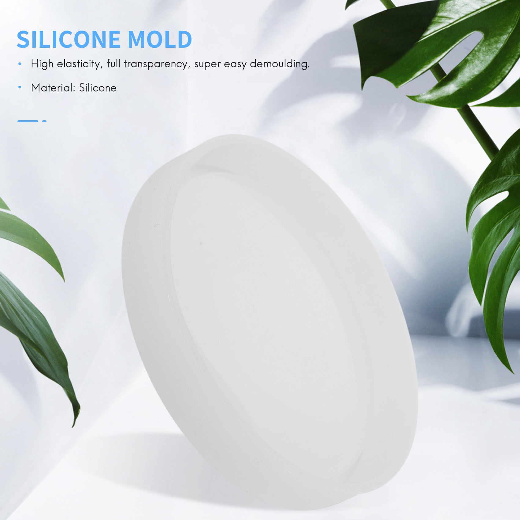 ABQR 4 Pack Big Diy Round Coas - Coaster Mold Round 评论和价格