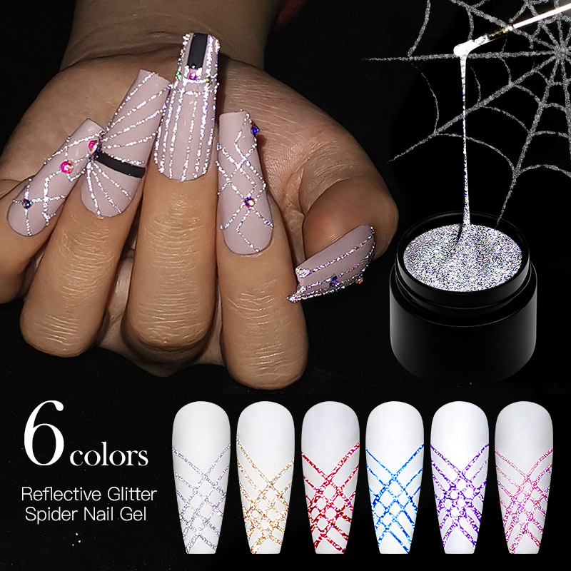 6Pcs/Set Reflective Glitter Sp - Resin Glitter Pack 评论和价格