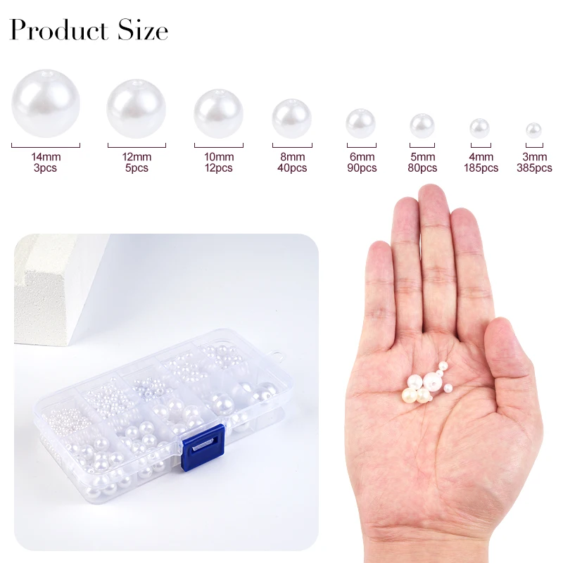 800pcs Artificial Faux Pearl R - Resin Crafts Diy 评论和价格