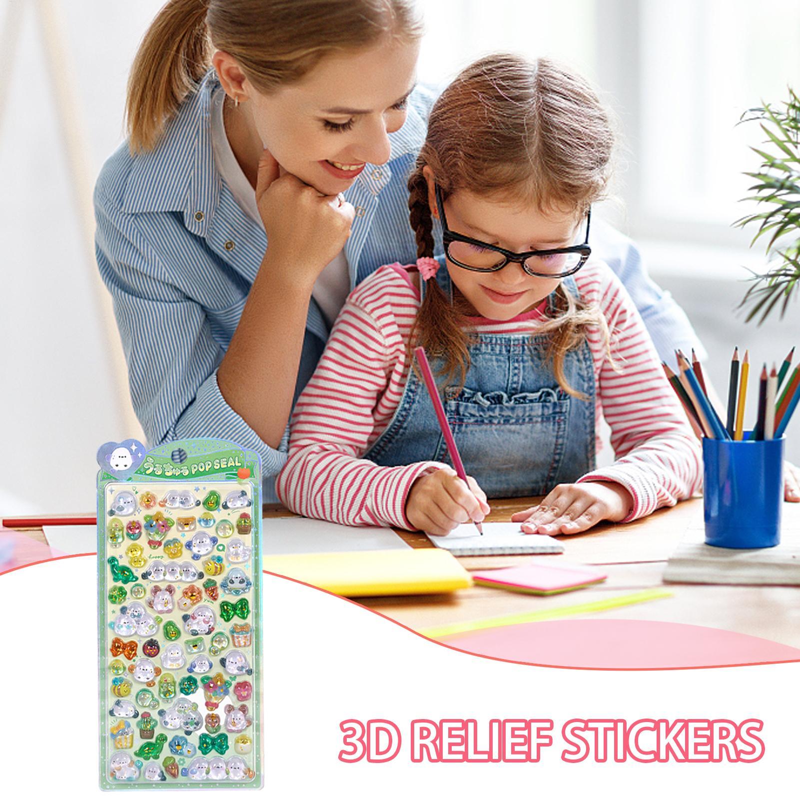 Cute Sticker Pack 3D Glitter S - Resin Glitter Pack 评论和价格