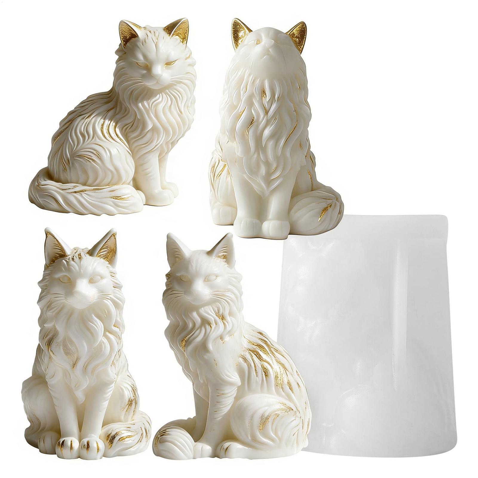 Cat Resin Mold | Sitting Cat S - Resin Craft Workshop 评论和价格