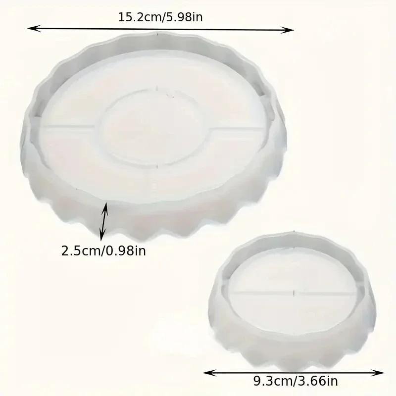 Wonderful Silicone Jewelry Tra - Coaster Mold Round 评论和价格